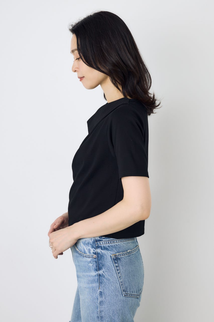 【WEB限定】ドレープカットトップス BLK FREE