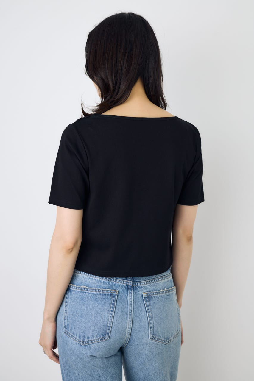 【WEB限定】ドレープカットトップス BLK FREE