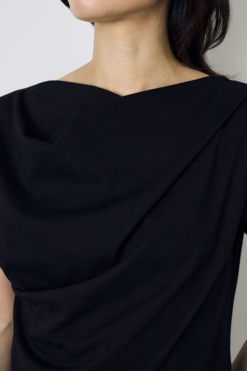 【WEB限定】ドレープカットトップス BLK FREE
