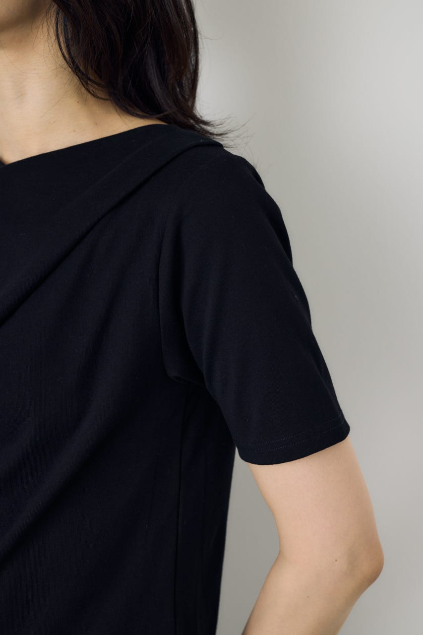 【WEB限定】ドレープカットトップス BLK FREE