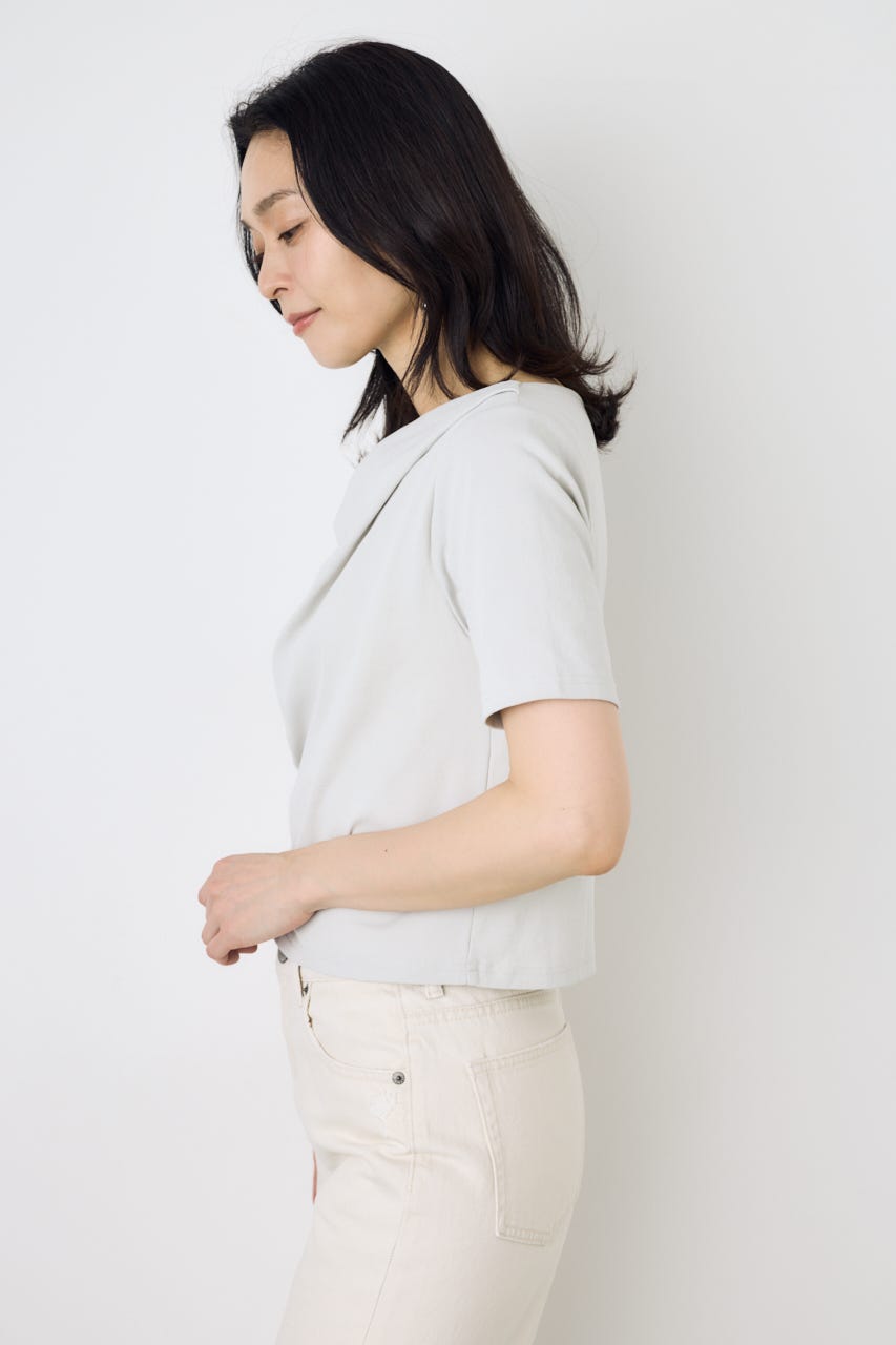 【WEB限定】ドレープカットトップス GRY FREE