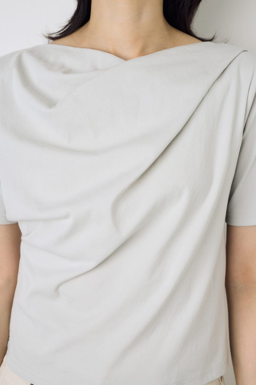 【WEB限定】ドレープカットトップス GRY FREE