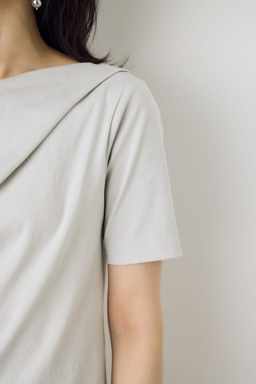 【WEB限定】ドレープカットトップス GRY FREE