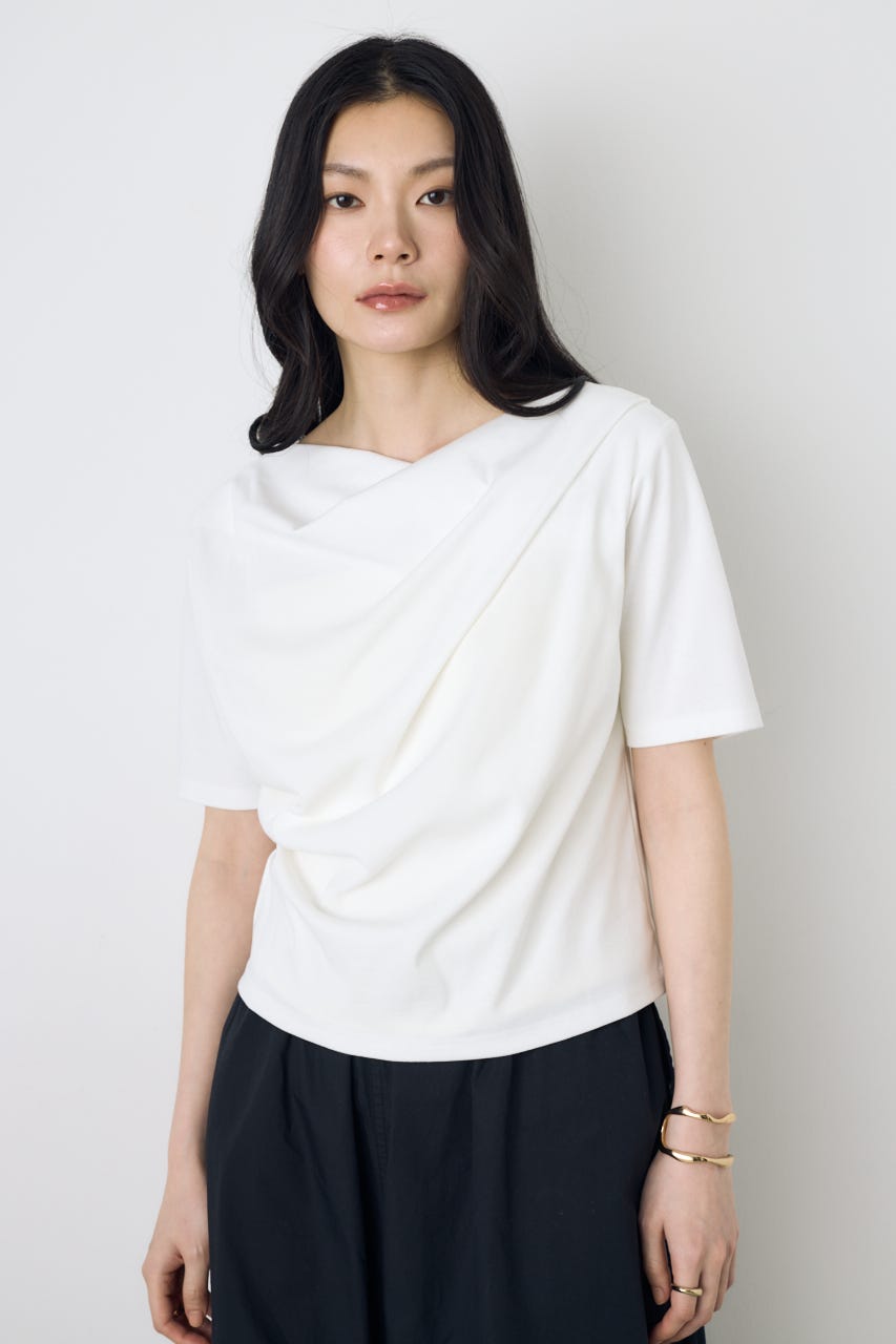 【WEB限定】ドレープカットトップス WHT FREE