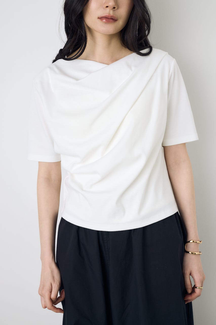 【WEB限定】ドレープカットトップス WHT FREE