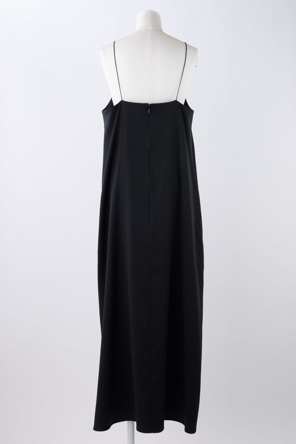 DRAWING SLIT SLIP-DRESS D/NVY 38