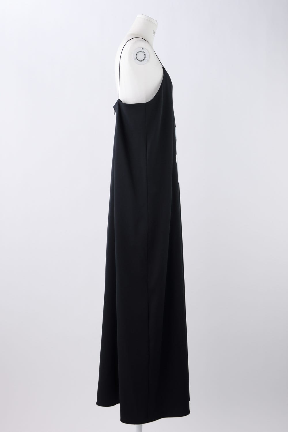 DRAWING SLIT SLIP-DRESS D/NVY 38
