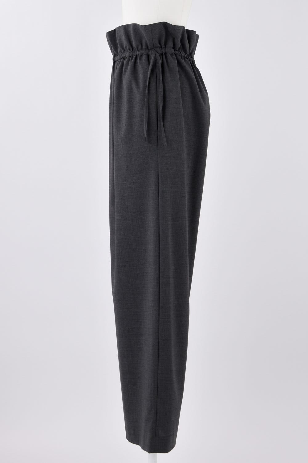 DOUBLE‐WASTE WIDE‐ PANTS C.GRY 38