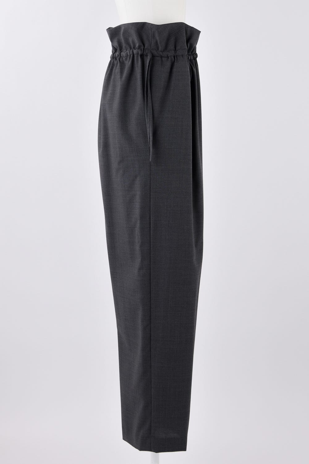 DOUBLE‐WASTE WIDE‐ PANTS C.GRY 38