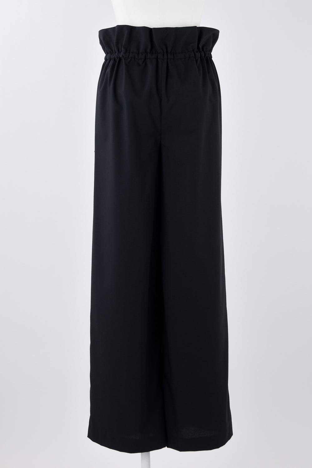DOUBLE‐WASTE WIDE‐ PANTS D/NVY 38
