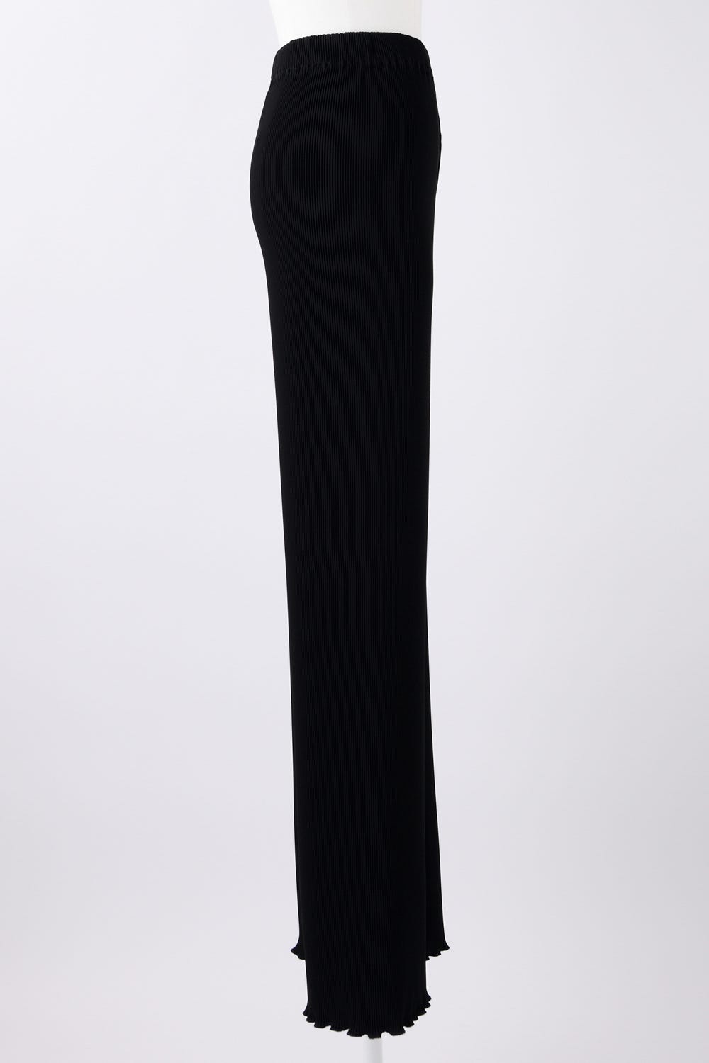 PLEATS FLARE‐HEM PANTS BLK 38