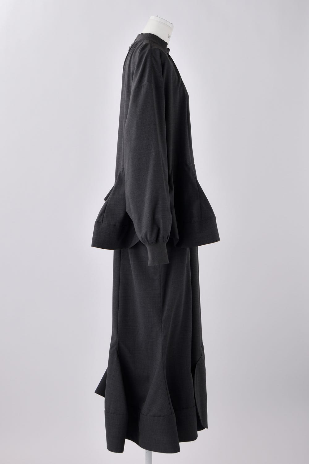 PEPLUM DRESS C.GRY 38
