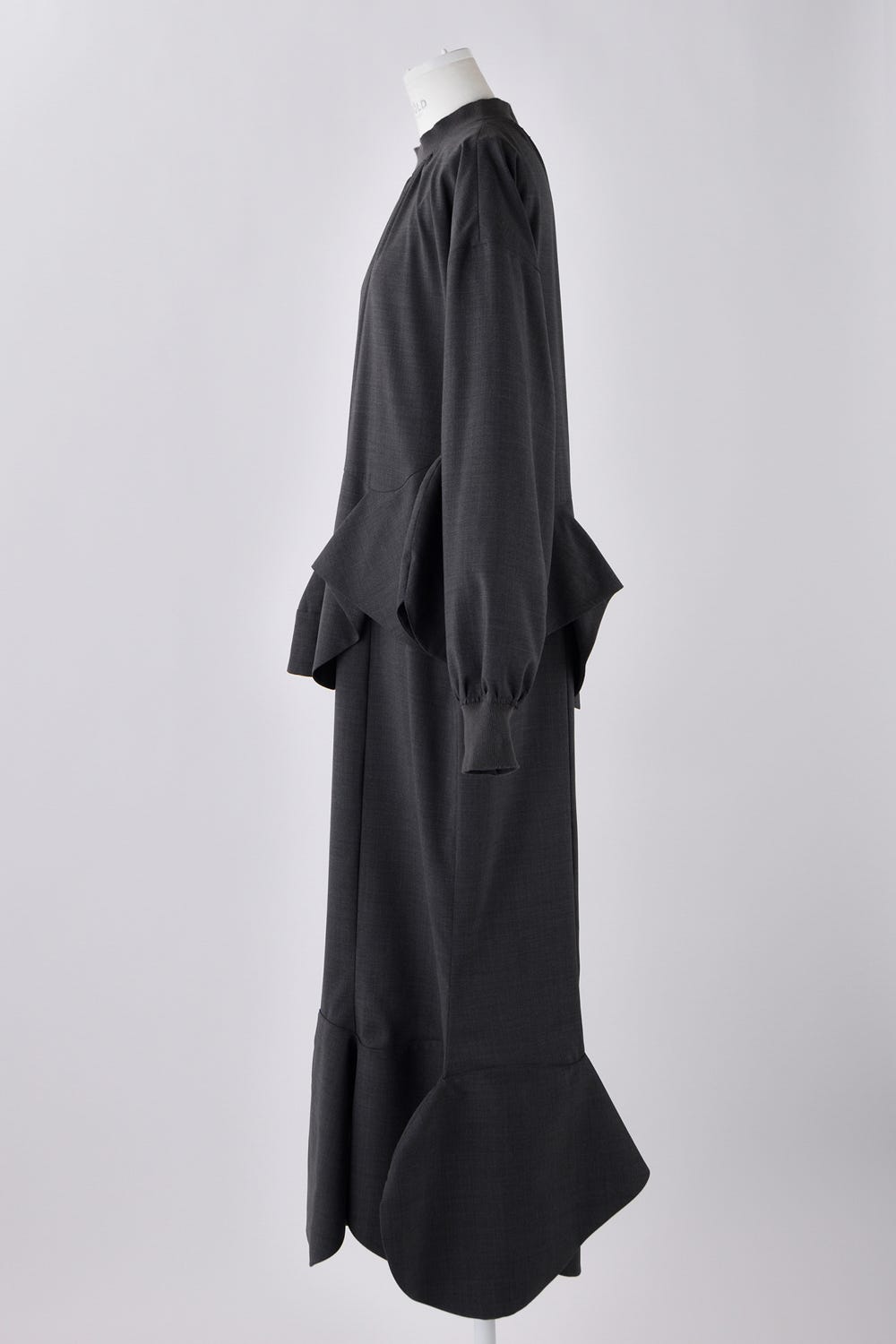 PEPLUM DRESS C.GRY 38