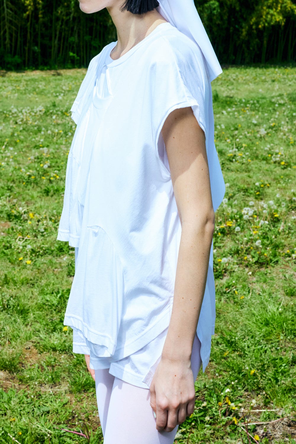 ROYAL ORGANIC RECONSTRUCTION T-SHIRT WHT 38