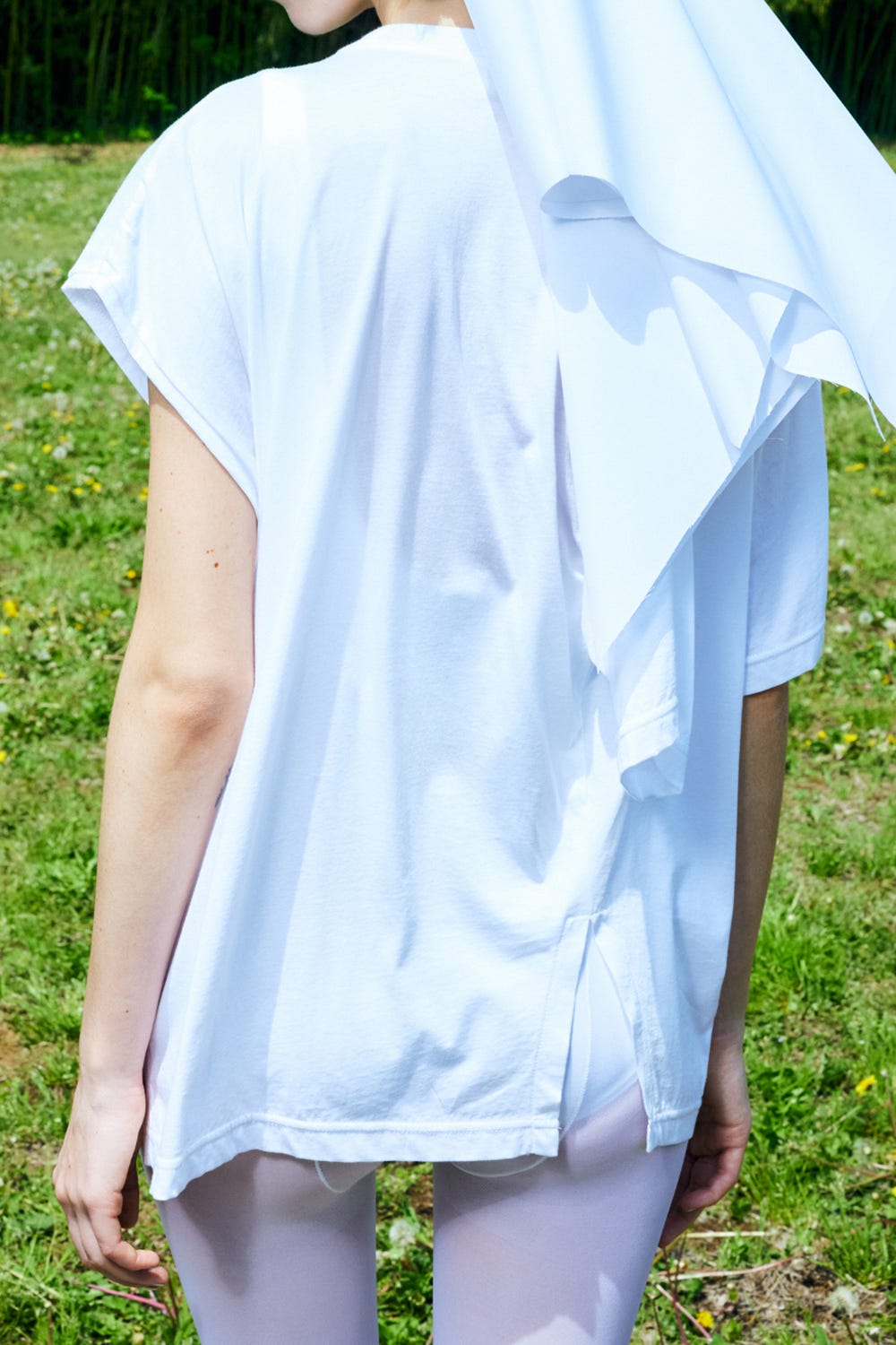 ROYAL ORGANIC RECONSTRUCTION T-SHIRT WHT 38
