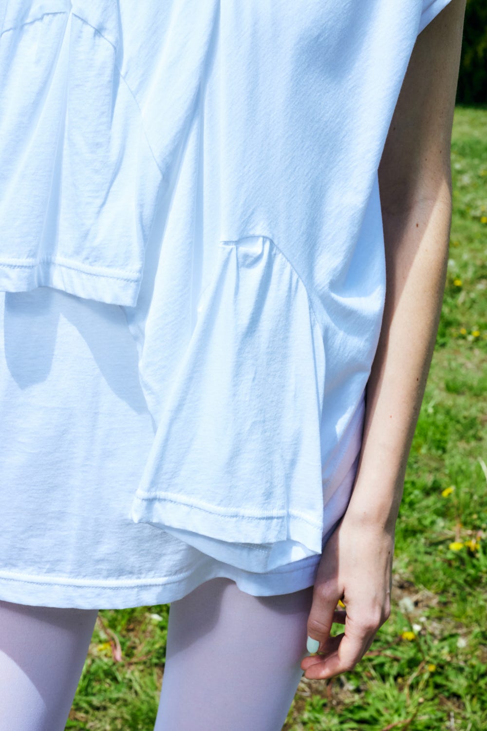 ROYAL ORGANIC RECONSTRUCTION T-SHIRT WHT 38