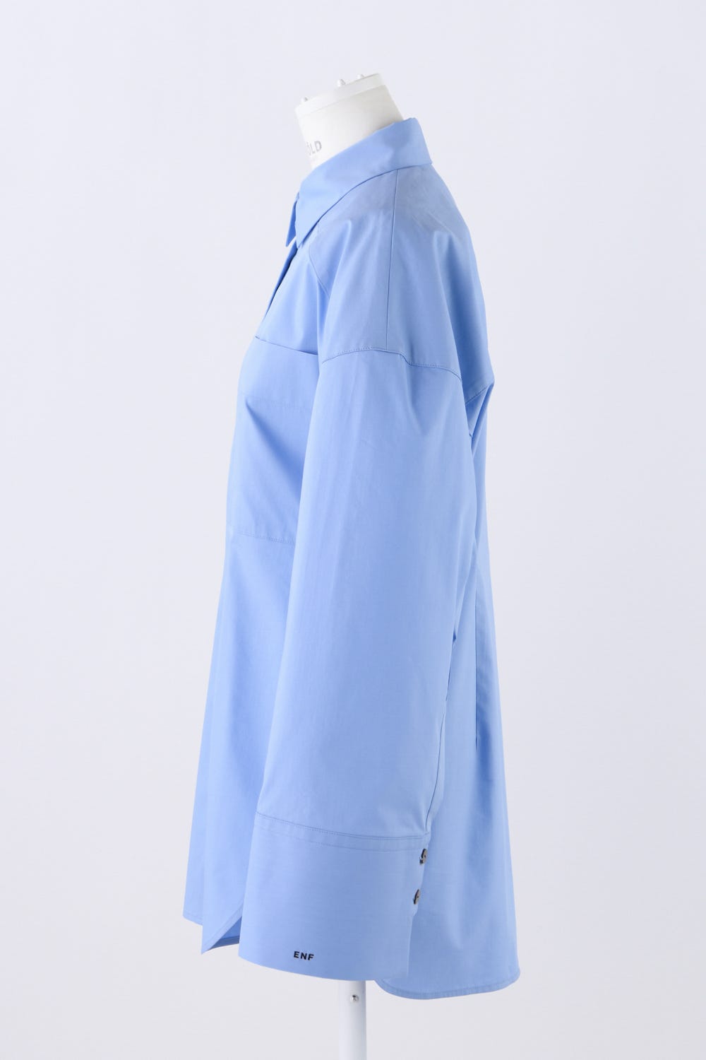 DROP WIDE-SLEEVE SHIRT L/BLU 38