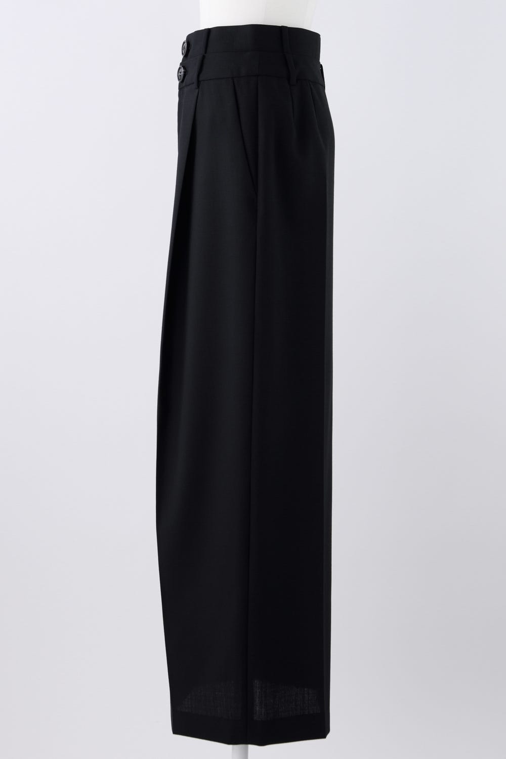 DOUBLE-WAIST SKIRT BLK 36
