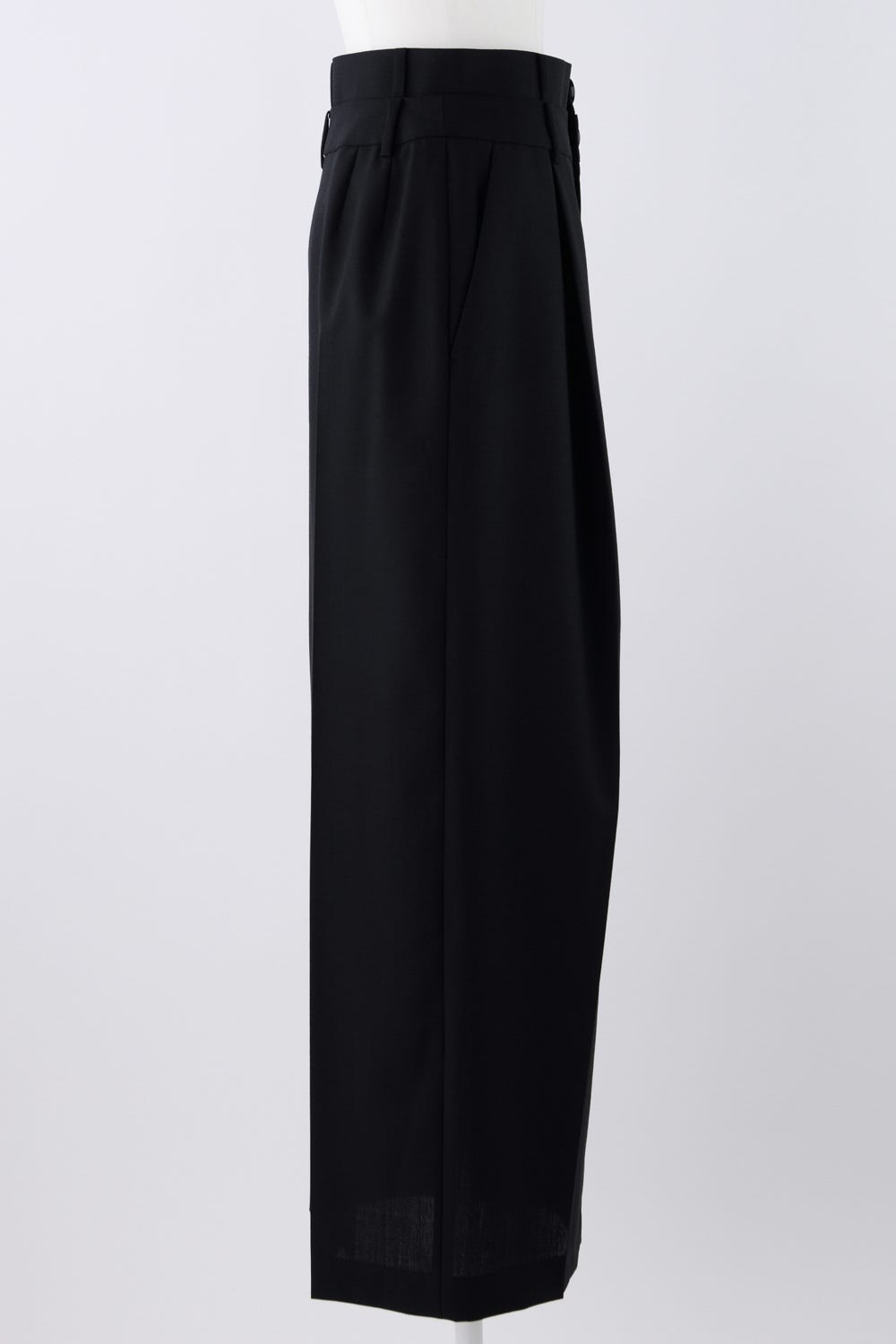 DOUBLE-WAIST SKIRT BLK 36