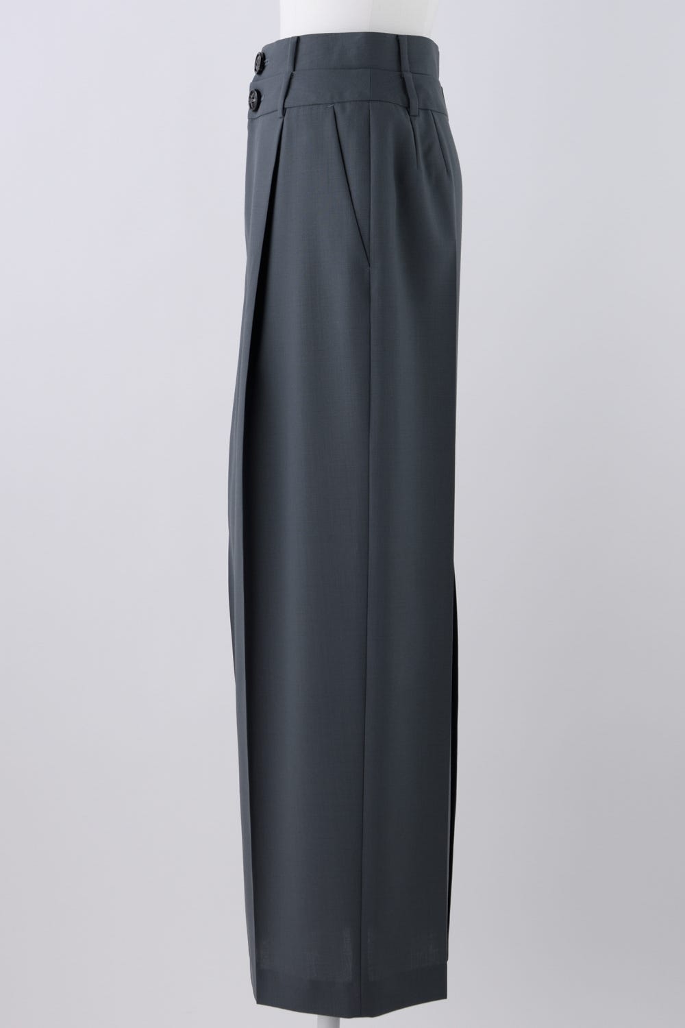 DOUBLE-WAIST SKIRT GRY 36