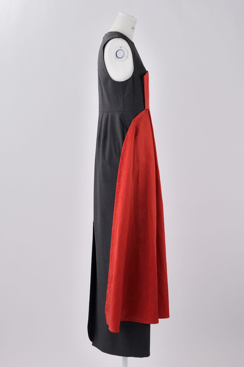 EMBROIDERED PATCH DRESS C.GRY 38