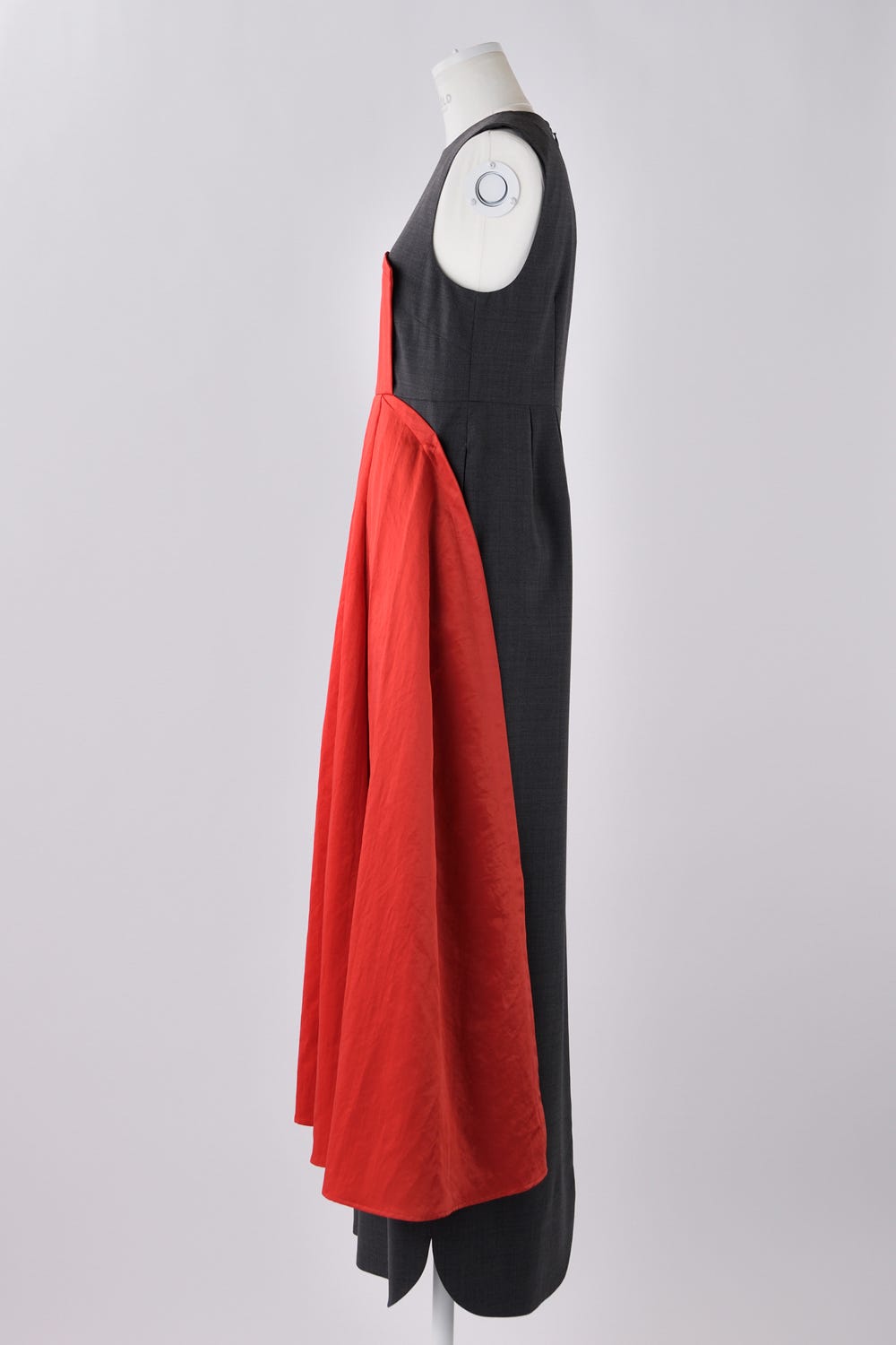 EMBROIDERED PATCH DRESS C.GRY 38