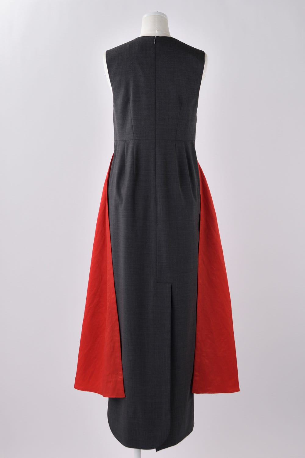 EMBROIDERED PATCH DRESS C.GRY 38