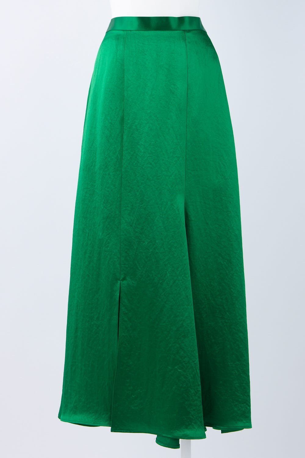 RANDOM-SLIT SKIRT GRN 36