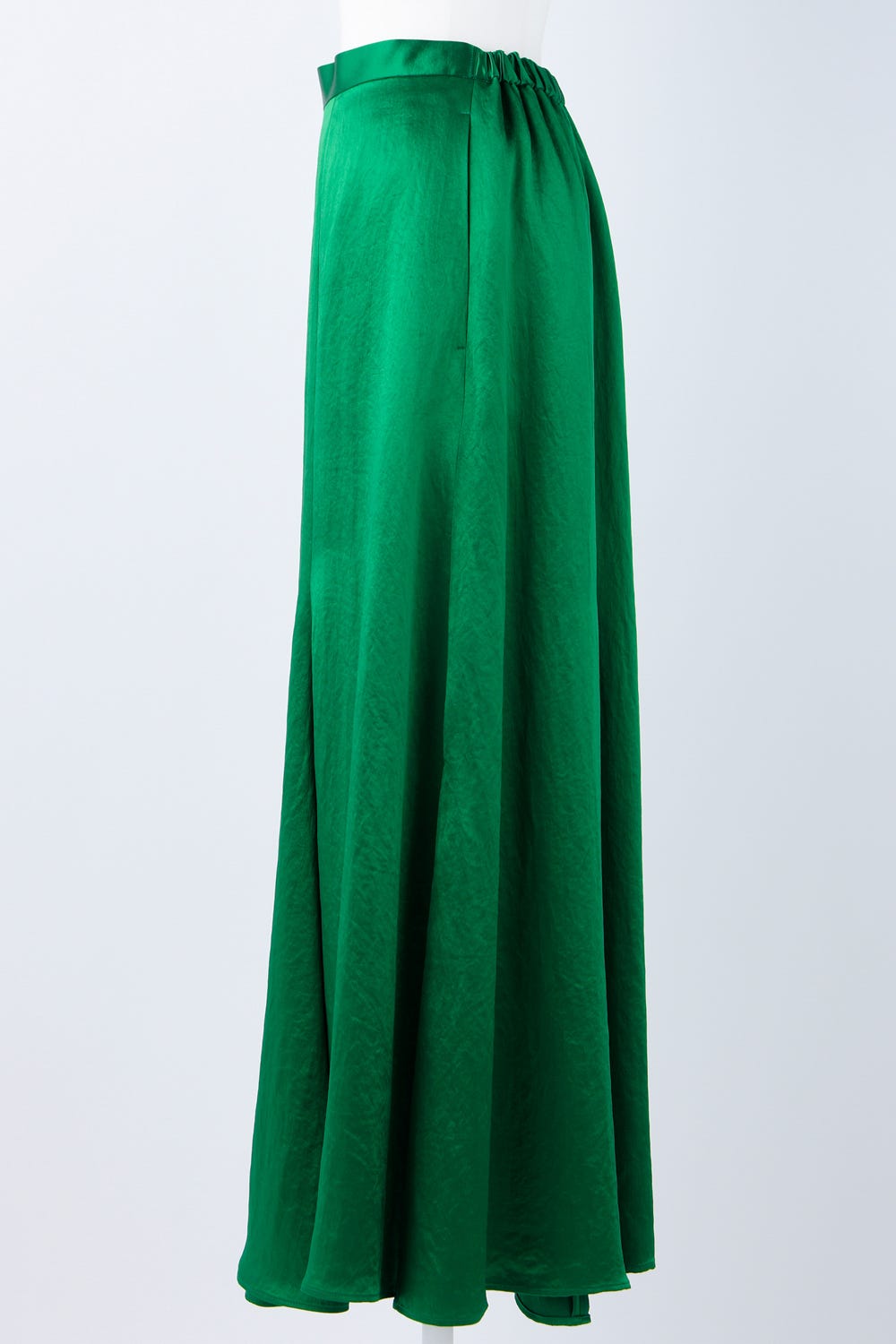RANDOM-SLIT SKIRT GRN 36