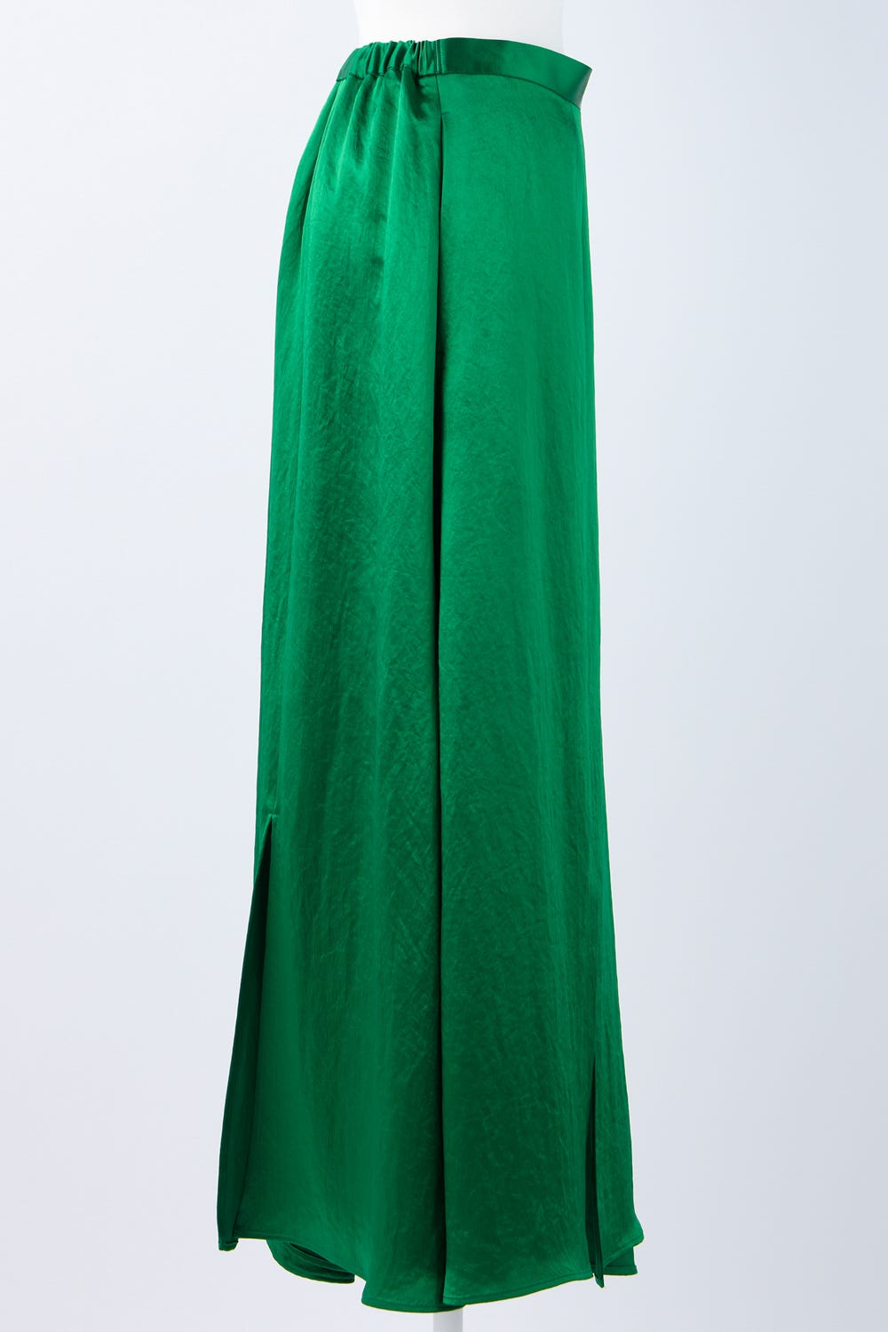 RANDOM-SLIT SKIRT GRN 36