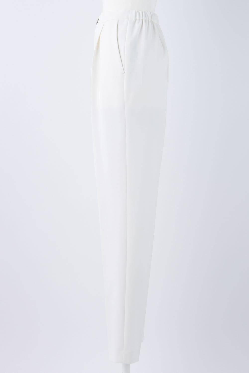 SLIM STRAIGHT-TROUSERS WHT 36