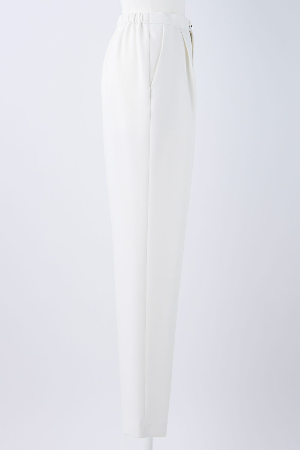 SLIM STRAIGHT-TROUSERS WHT 36