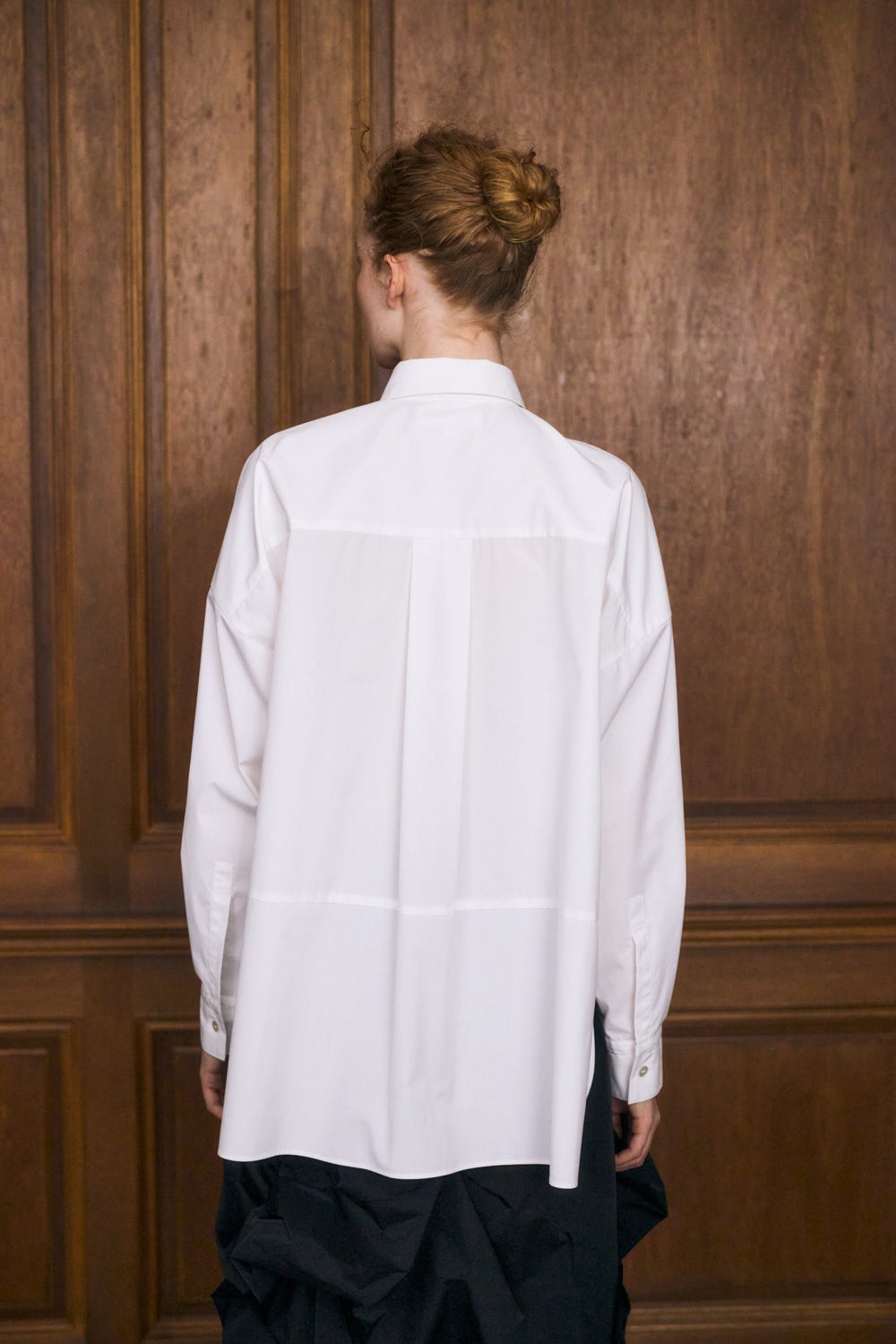 トップス ENFOLD ASYMMETRY BOW-TIE SHIRT ASYMMETRY BOW-TIE SHIRT｜38｜WHT｜SHIRTS AND BLOUSES