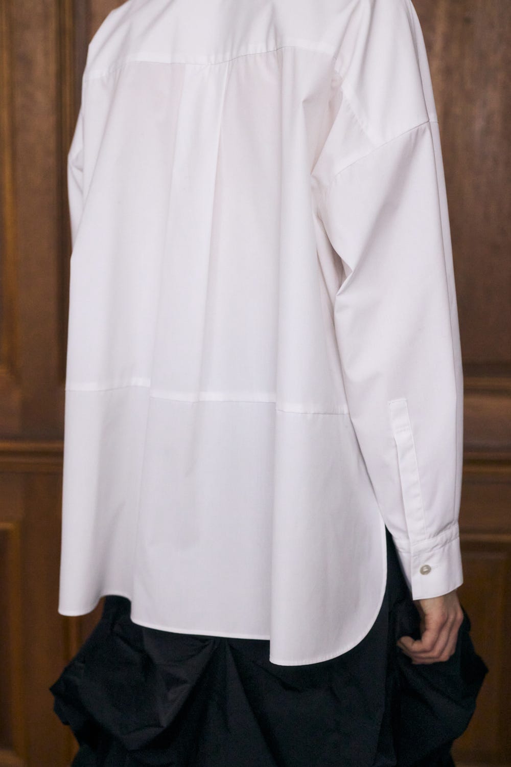 トップス ENFOLD ASYMMETRY BOW-TIE SHIRT ASYMMETRY BOW-TIE SHIRT｜38｜WHT｜SHIRTS AND BLOUSES