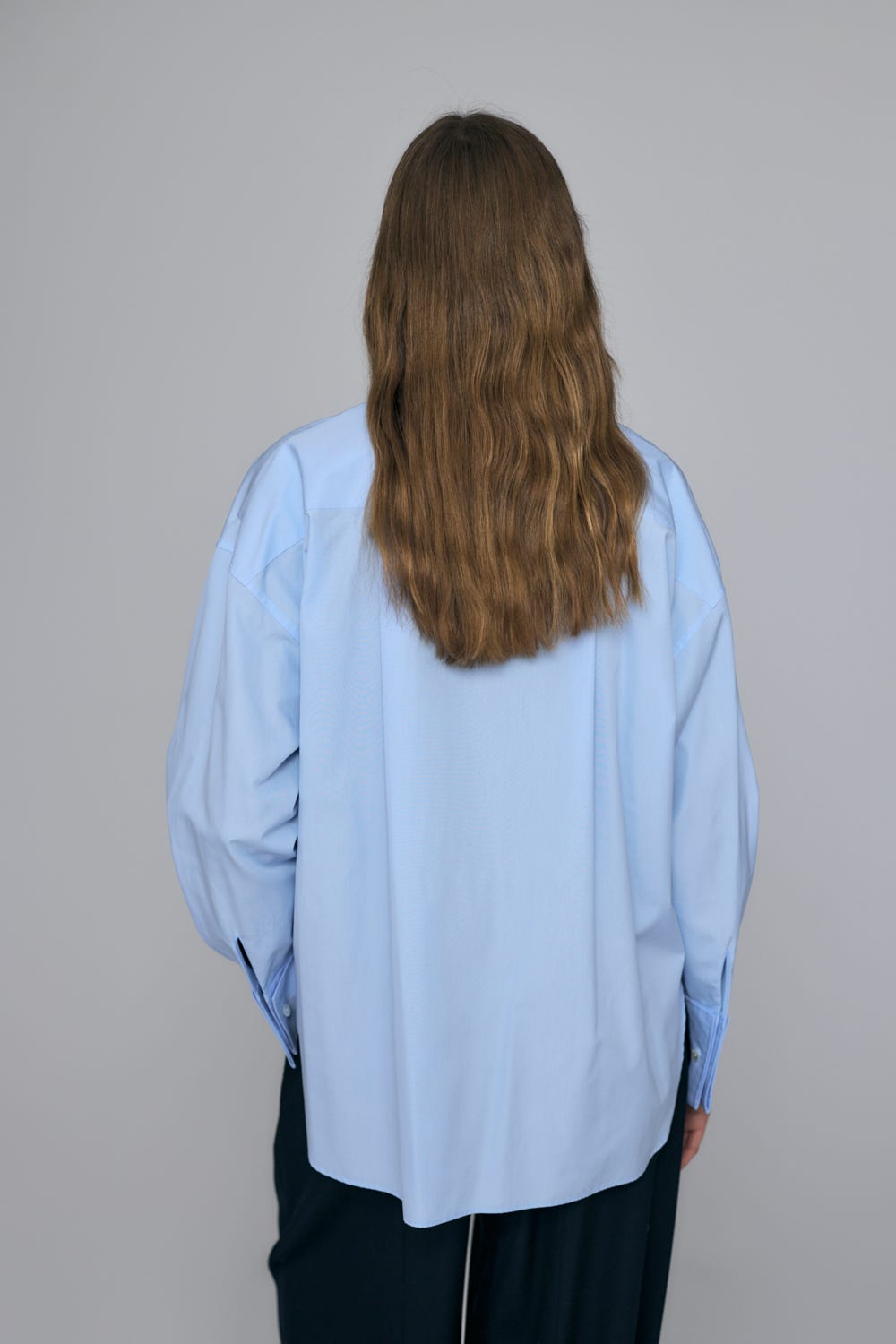 MEN'S SHIRT L/BLU 38