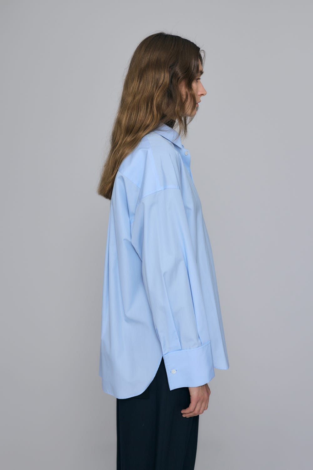 MEN'S SHIRT L/BLU 38