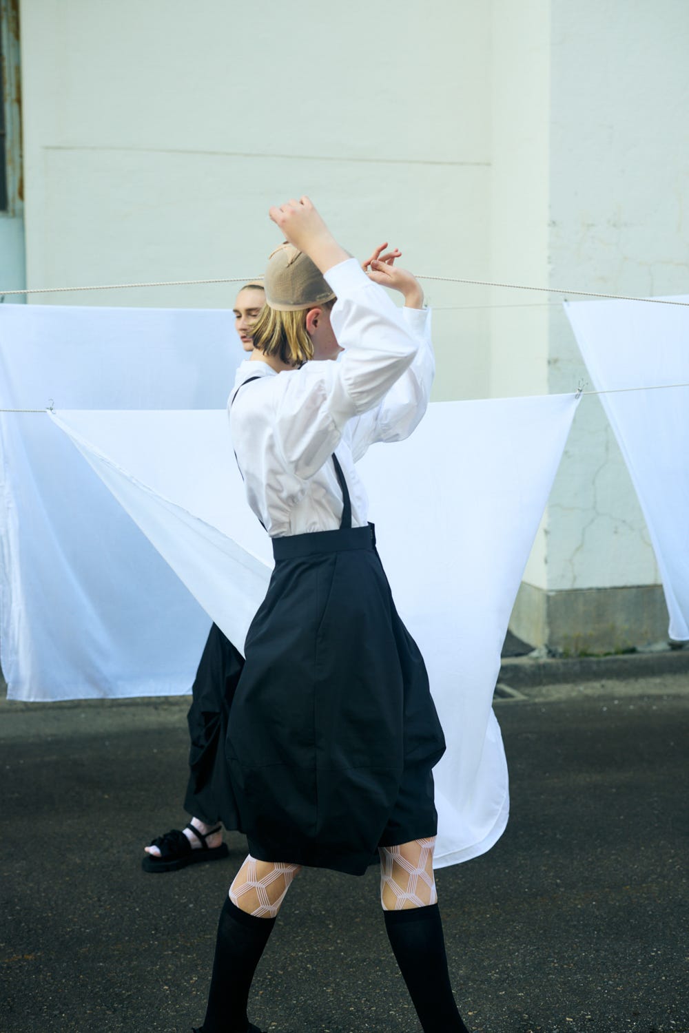 BERMUDA OVERALLS BLK 36