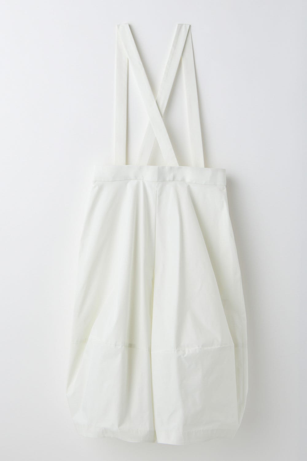 BERMUDA OVERALLS WHT 36