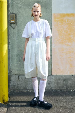 HIGH-NECK BLOUSE｜38｜WHT｜SHIRTS AND BLOUSES｜|ENFÖLD