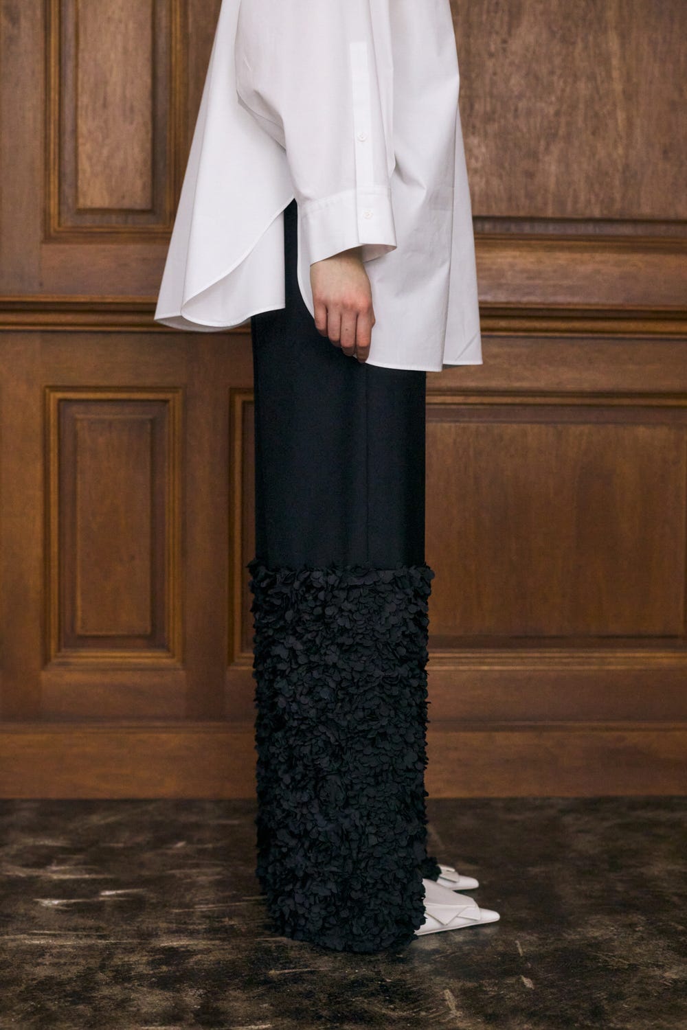 Tomokoliver　ENFOLD TROUSER 38 黒 ENFOLD】 ⁡ GATHER WIDE-TROUSERS color : BLACK, D/NAVY price