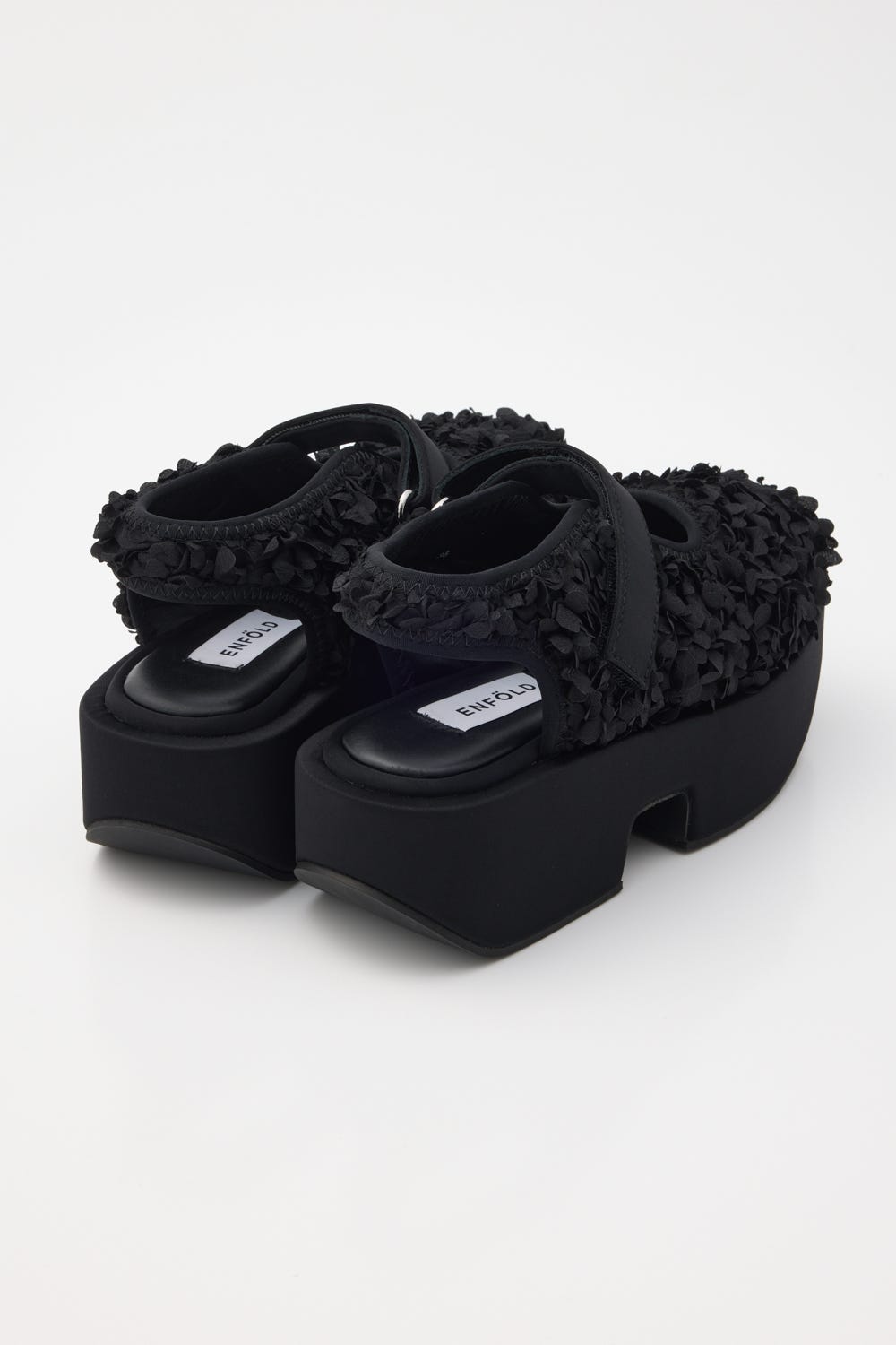 ENFOLD Padded Sandalsサンダル 黒 36 ONE-STRAP SANDAL｜36｜BLK｜ACCESSORY｜|ENFÖLD OFFICIAL