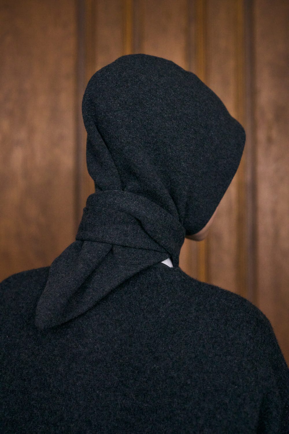 HOODIE MUFFLER C.GRY 38