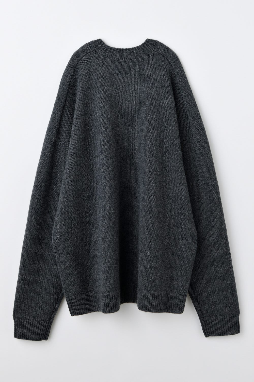 CREW-NECK PULLOVER C.GRY 38