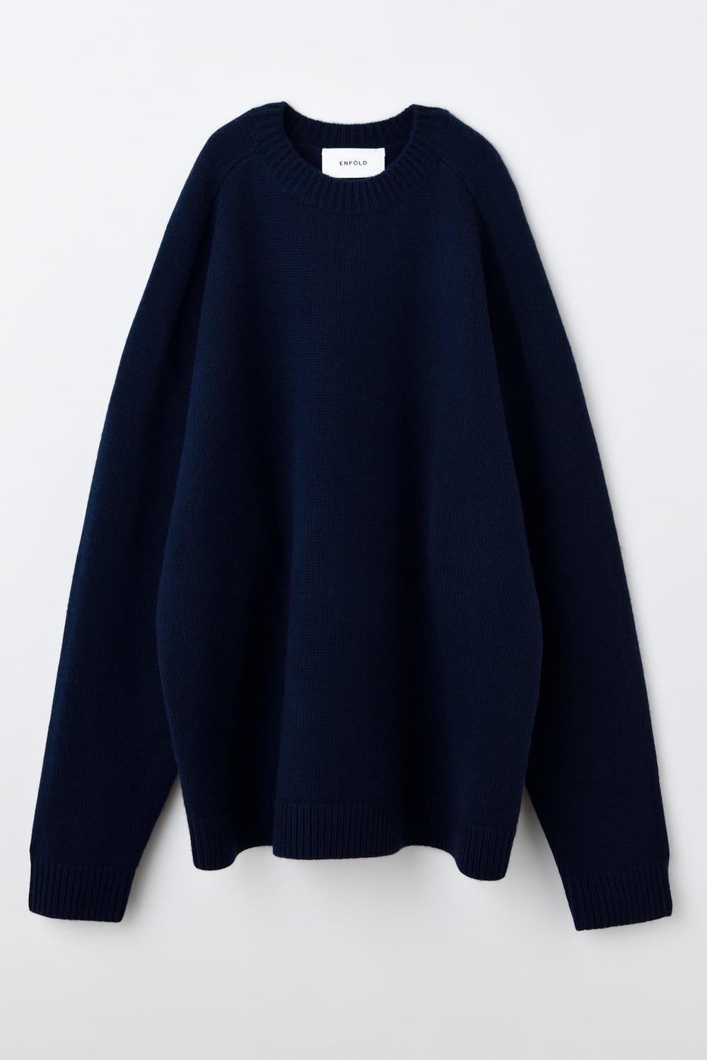 CREW-NECK PULLOVER D/NVY 38