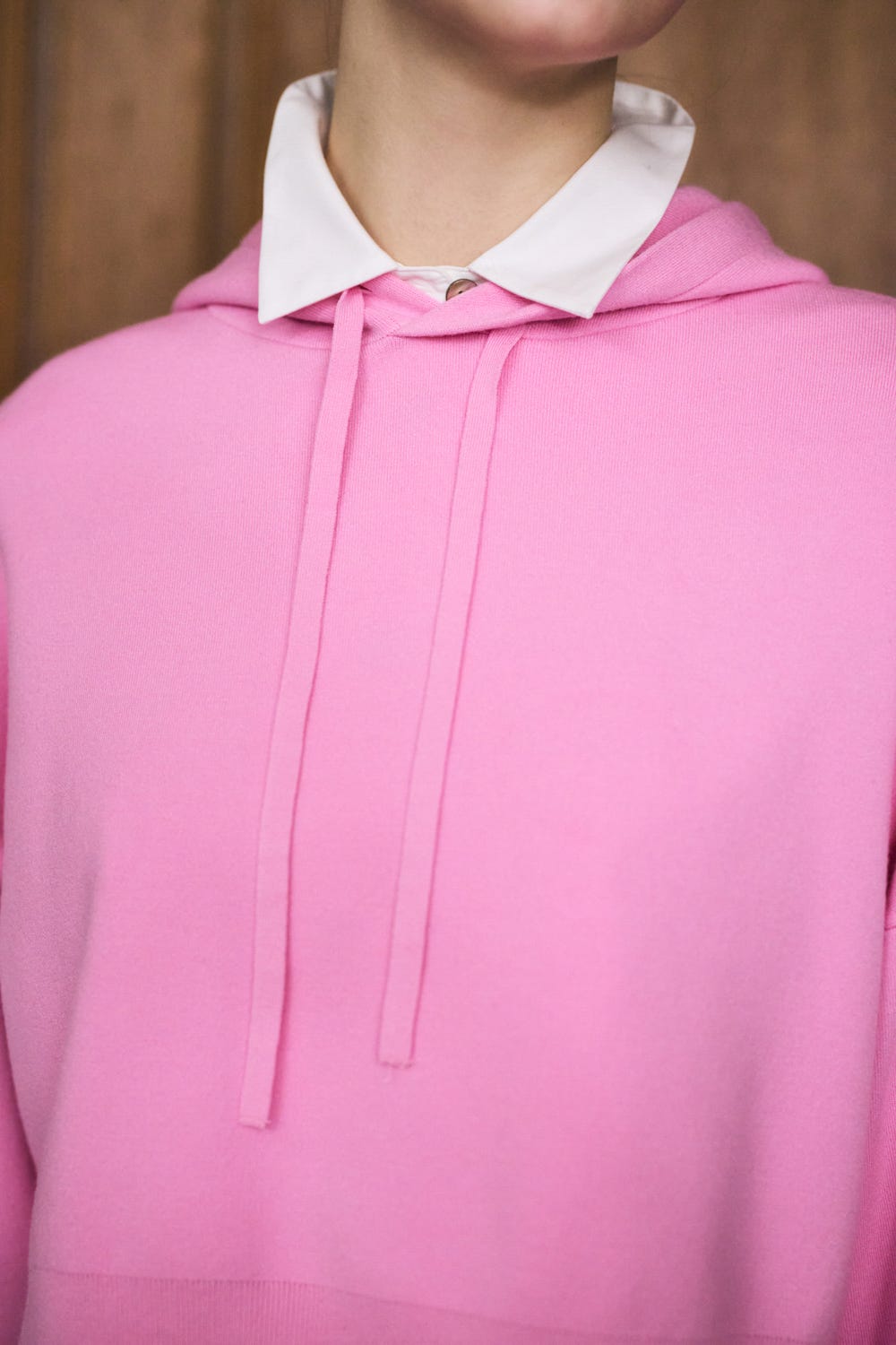 CROPPED HOODED PULLOVER｜38｜BLK｜KNIT WEAR｜|ENFÖLD