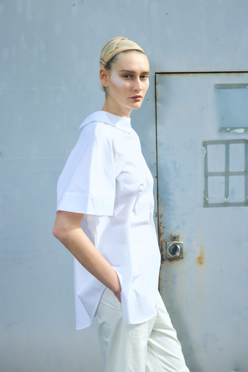 ENFOLD ジレ　38 COCOON PLEATS DRESS（300HA233