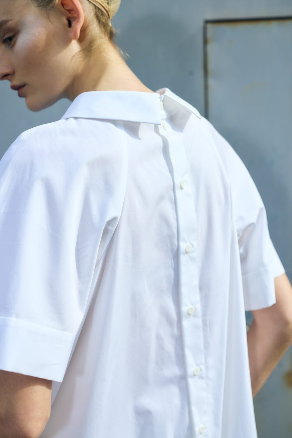 HIGH-NECK BLOUSE｜38｜WHT｜SHIRTS AND BLOUSES｜|ENFÖLD