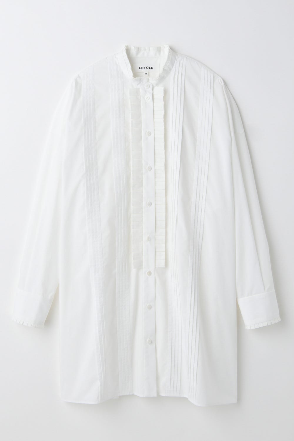 トップス ENFOLD LOOSE SHIRT 300IA230-0801 LOOSE SHIRT｜38｜WHT｜SHIRTS AND BLOUSES｜|ENFÖLD OFFICIAL