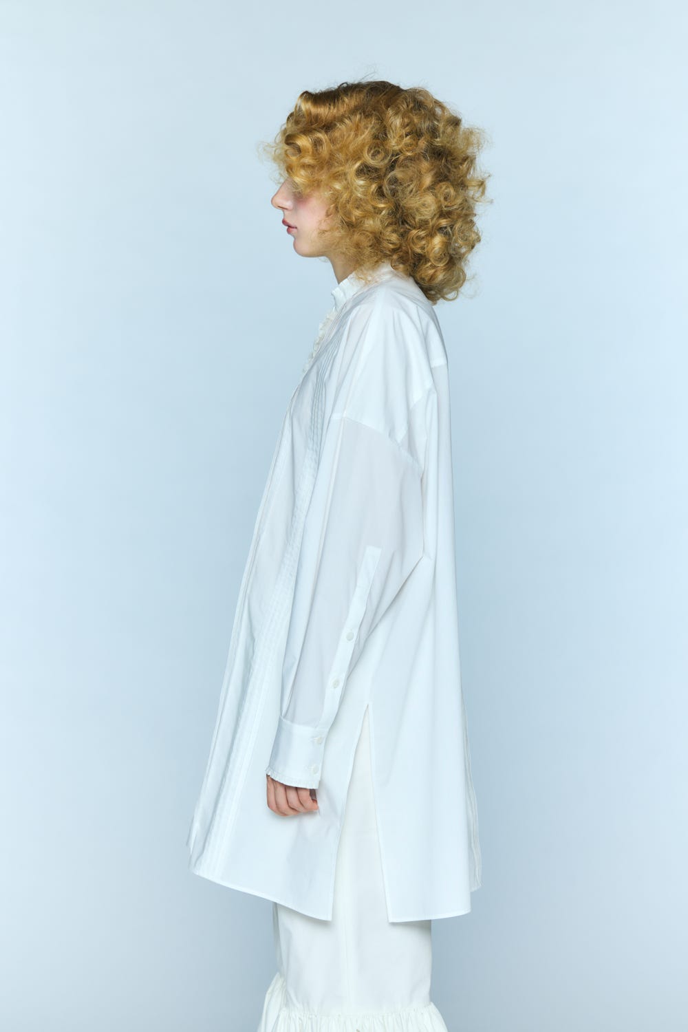 トップス ENFOLD LOOSE SHIRT 300IA230-0801 LOOSE SHIRT｜38｜WHT｜SHIRTS AND BLOUSES｜|ENFÖLD OFFICIAL