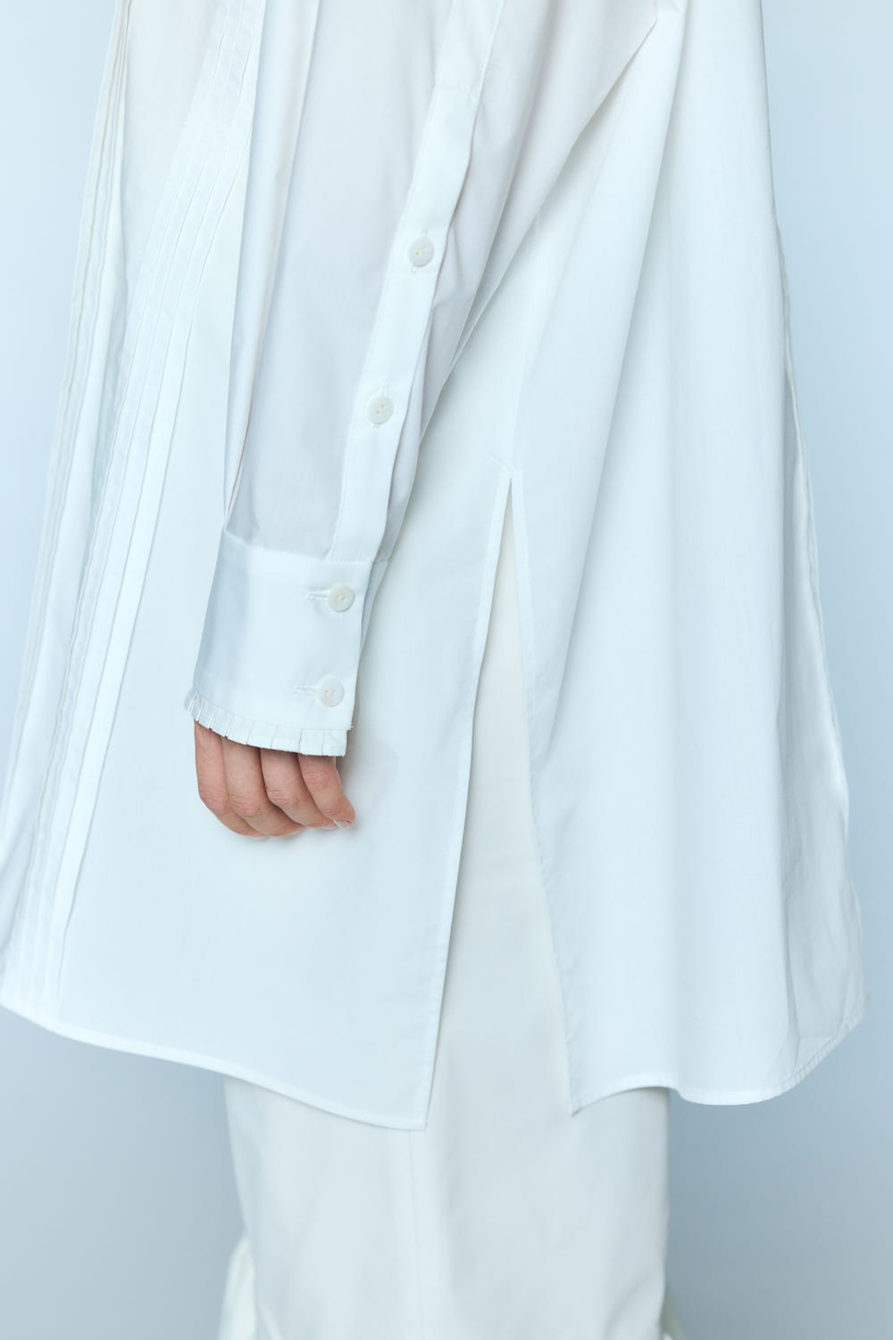 トップス ENFOLD LOOSE SHIRT 300IA230-0801 LOOSE SHIRT｜38｜WHT｜SHIRTS AND BLOUSES｜|ENFÖLD OFFICIAL